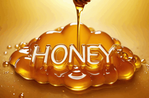 cool facts about honey with golden honey dripping