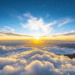 soft sunrise over clouds symbolizing lessons in living after loss