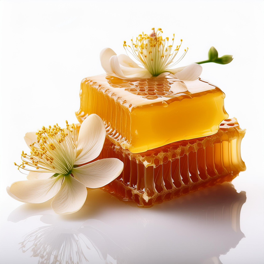 manuka honey with white flower known for wellness support