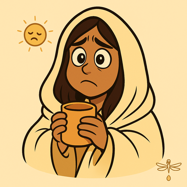 Winter Blues and tea